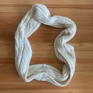 White Circle Scarf
